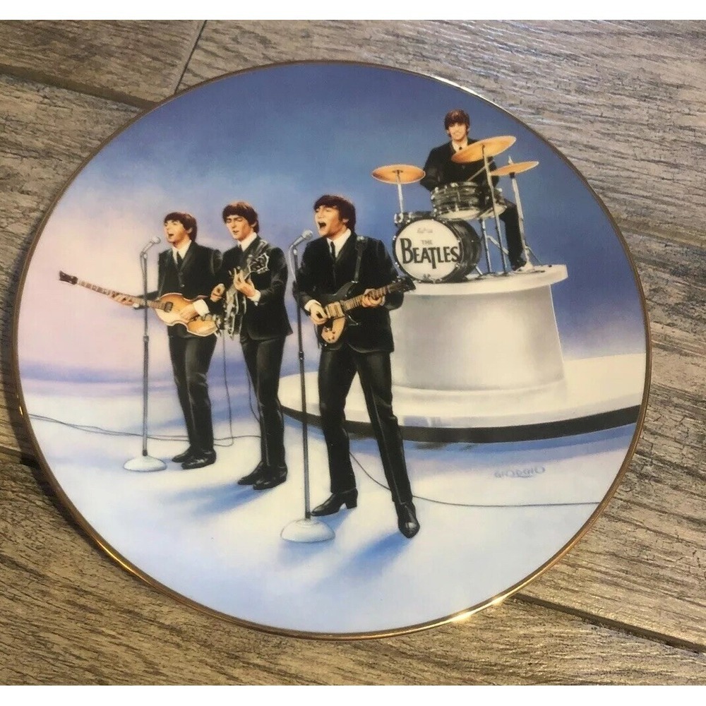 The Beatles Live in Concert Plate #2253A Bradex